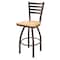 Holland Bar Stool Co 36" Swivel Bar Stool, Bronze Finish, Nat Maple Seat 41036BZNatMpl - alternate 1